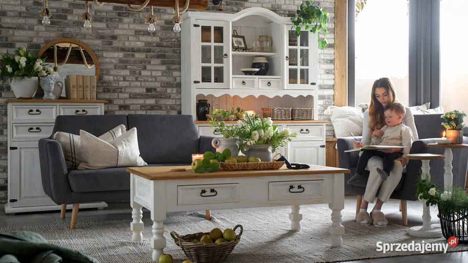 Zestaw mebli wypoczynkowych Sofa i fotel Lester małopolskie Maków Podhalański