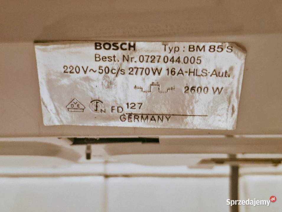 Bosch BM 85 S Magiel Elektryczny Prasowalnica 85