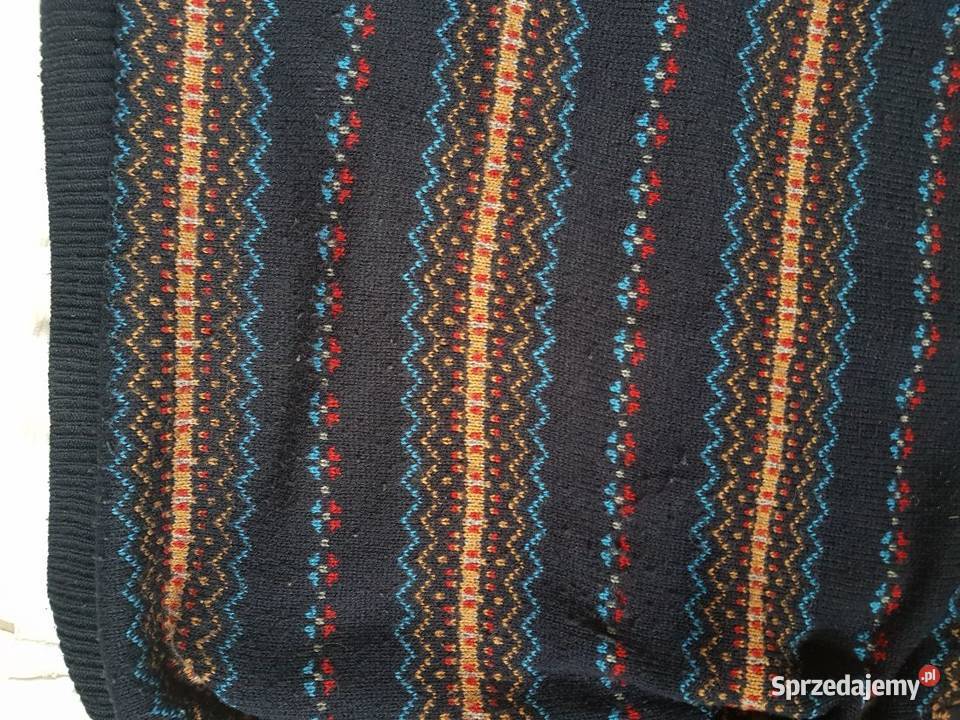 sweter wełniany elegancki vintage retro wzory Kielce sprzedam