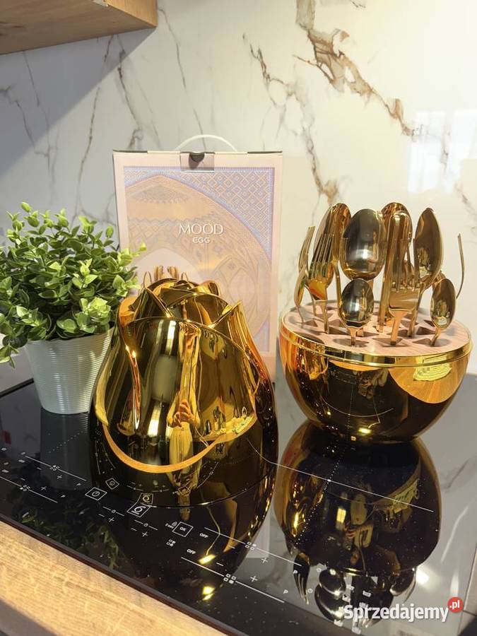 Komplet sztućców Złote Jajko 24 nierdzewna stal Katowice