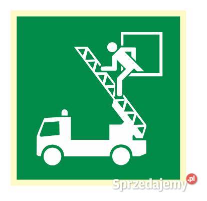 Naklejka BHP Okno ratunkowe AAE017 małopolskie Kamionna