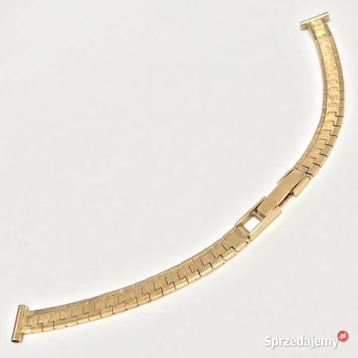 Złota BRANSOLETKA damska do ZEGARKA 750 18K 16 Warszawa