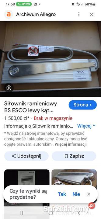 Siłownik do dzwi Gdańsk