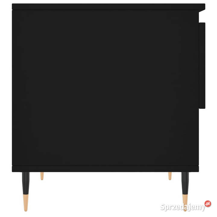 Stolik kawowy czarny 50x46x50 materiał Stoły Warszawa