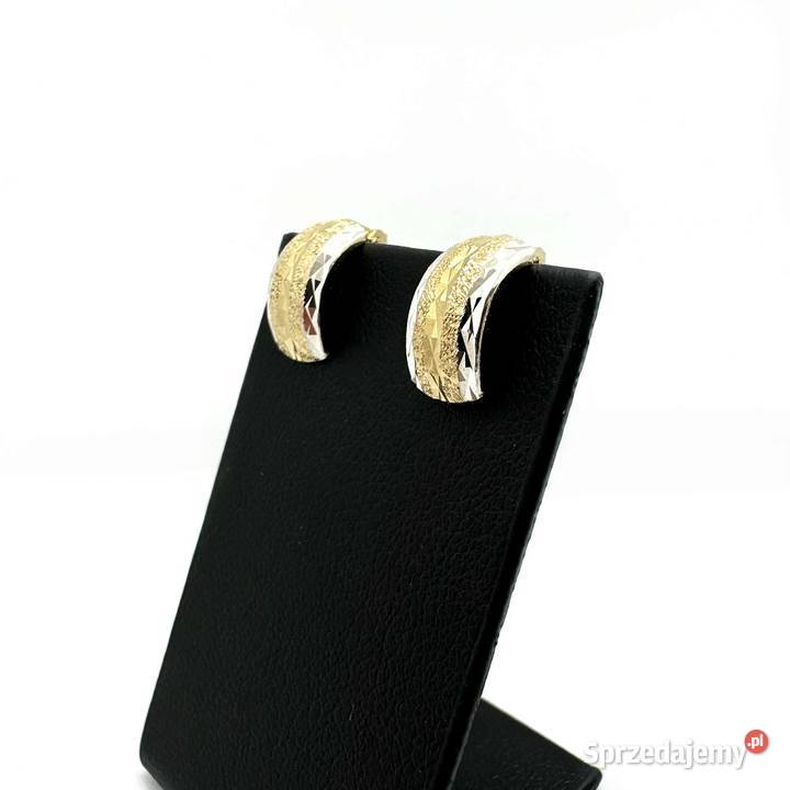 Nowe Złote Kolczyki pr 585 156g złoto Elbląg sprzedam