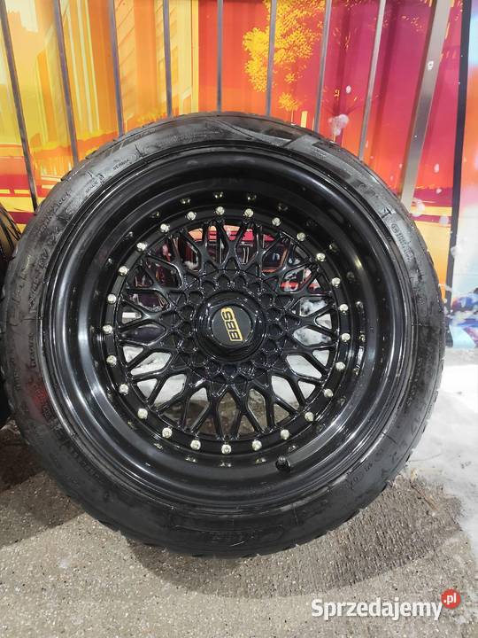 Felgi styl BBS 17 5x1125x100 z oponami Warszawa