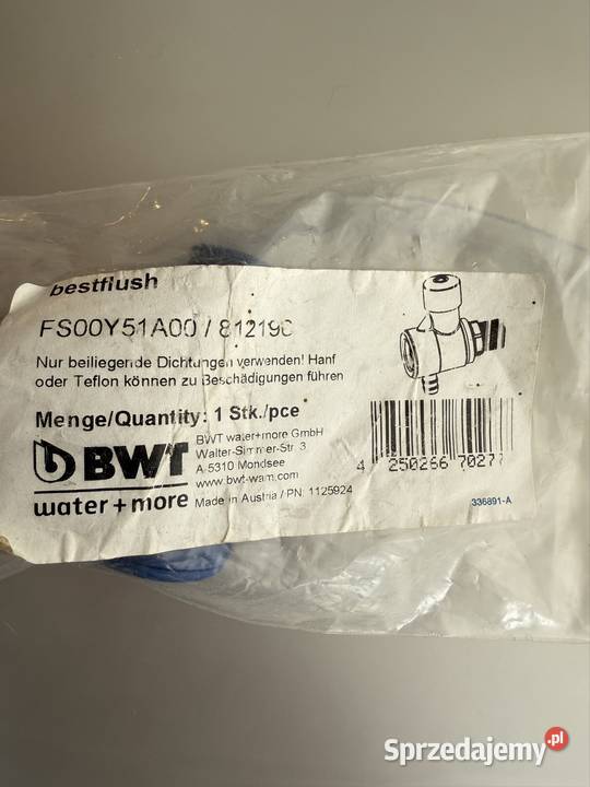 BWT zawór odpowietrzający FS00Y51A00812190
