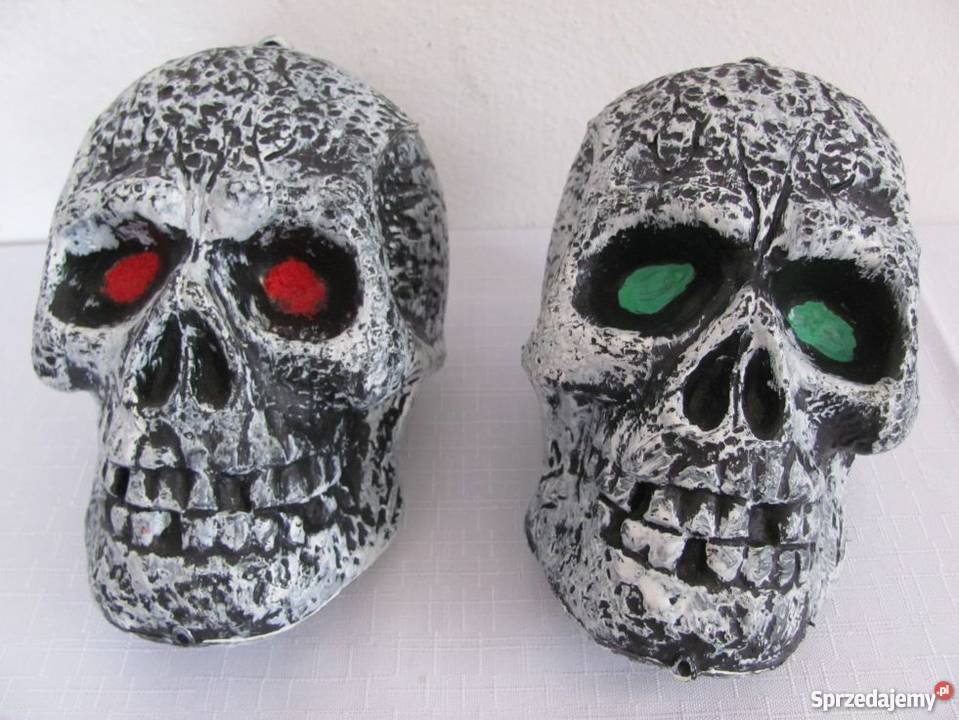 czaszki na halloween 2 sztuki Dekoracje i ozdoby Zamość