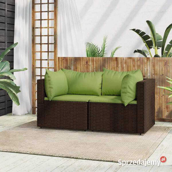 vidaXL Narożne moduły sofy z poduszkami 2 mazowieckie Warszawa