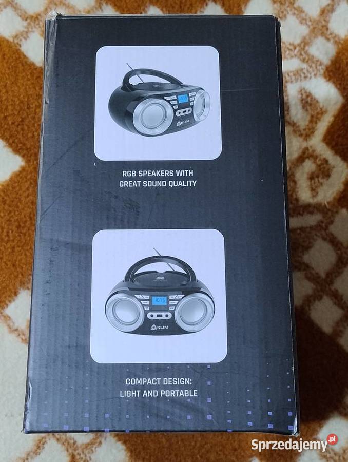 KLIM B3 przenośny odtwarzacz CD Bluetooth Witnica
