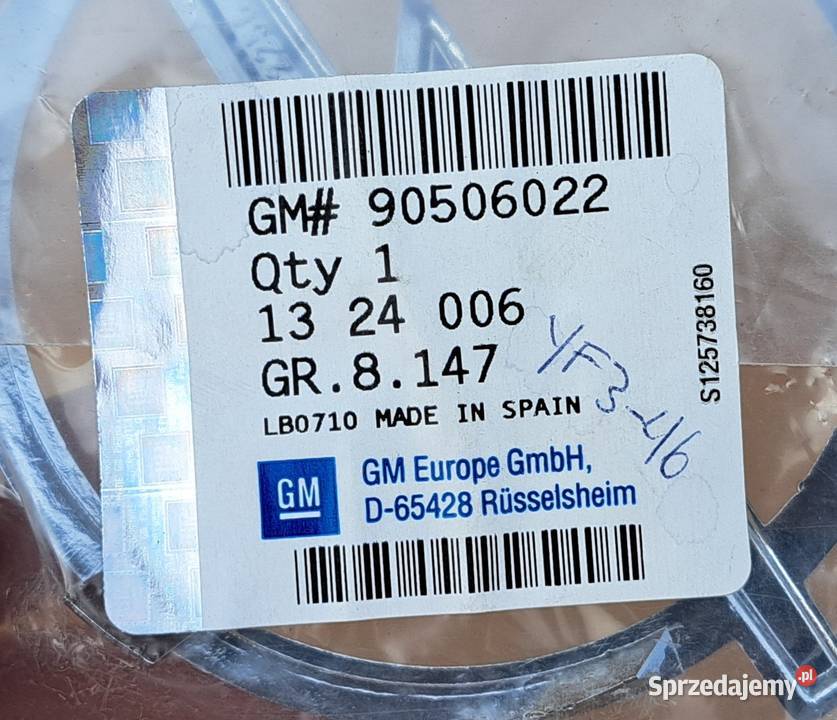 ZESTAW GRILL ZNACZEK TYŁ USZCZELKA LAMPY KRATKA osobowe