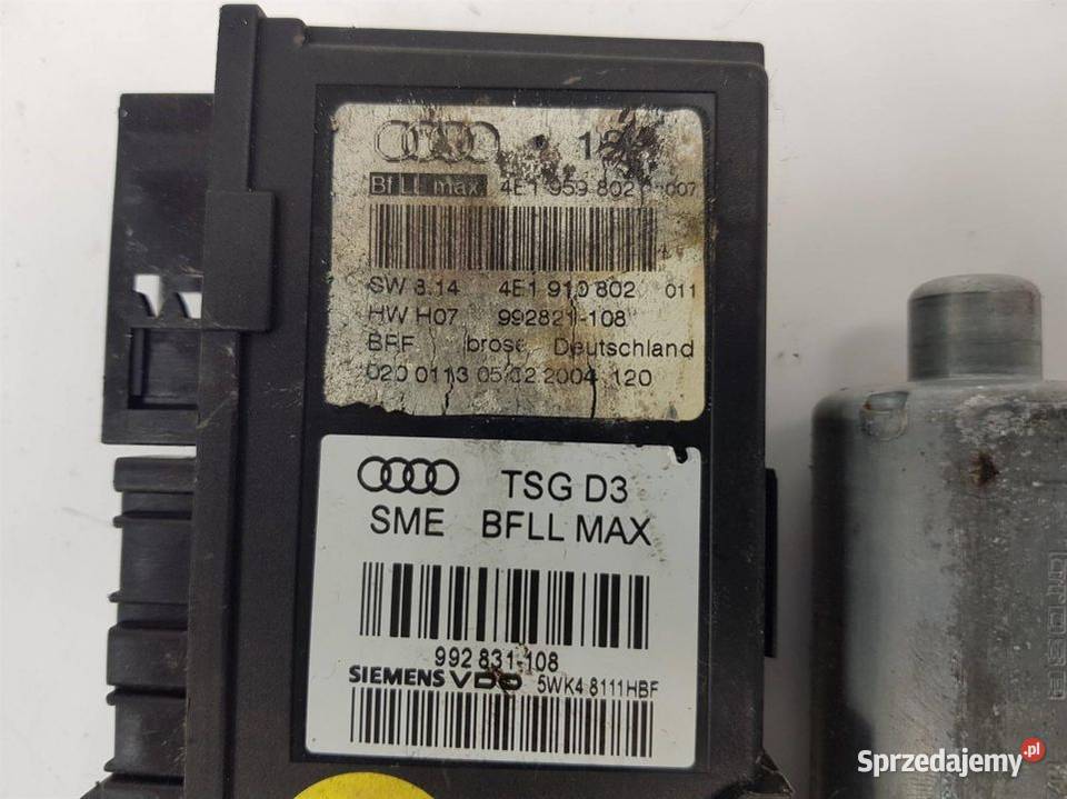 PODNOŚNIK SZYBY LT 4E0959802D AUDI A8 Lipno