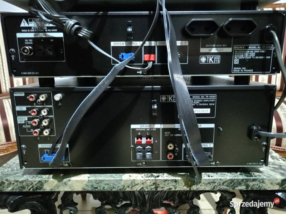 Wieża SONY segmentowa z pilotem Japan Vintage