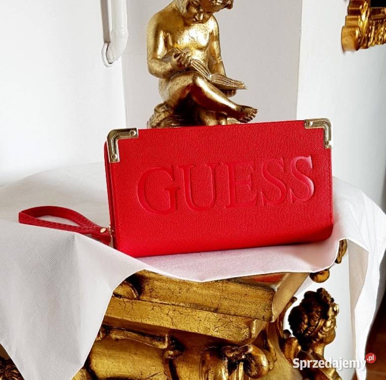 PORTFEL GUESS PORTMONETKA CZERWONY DUŻY PORTFEL Bydgoszcz sprzedam