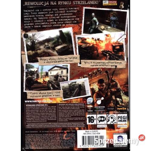 Far Cry 2 PC DVD Ubisoft Polska Wersja Klasyka śląskie