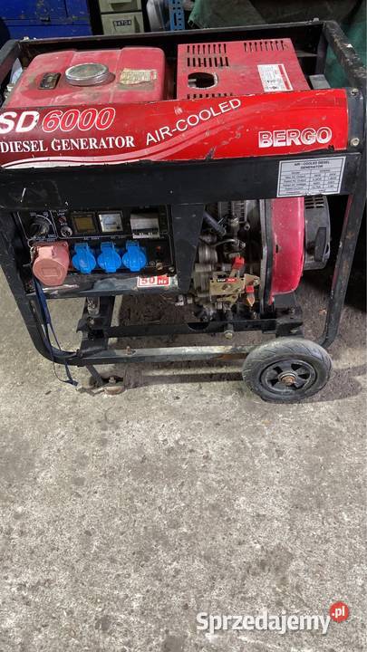 Agregat prądotwórczy BERGO model sd 6000 DIESEL Dom i Ogród dolnośląskie Wrocław
