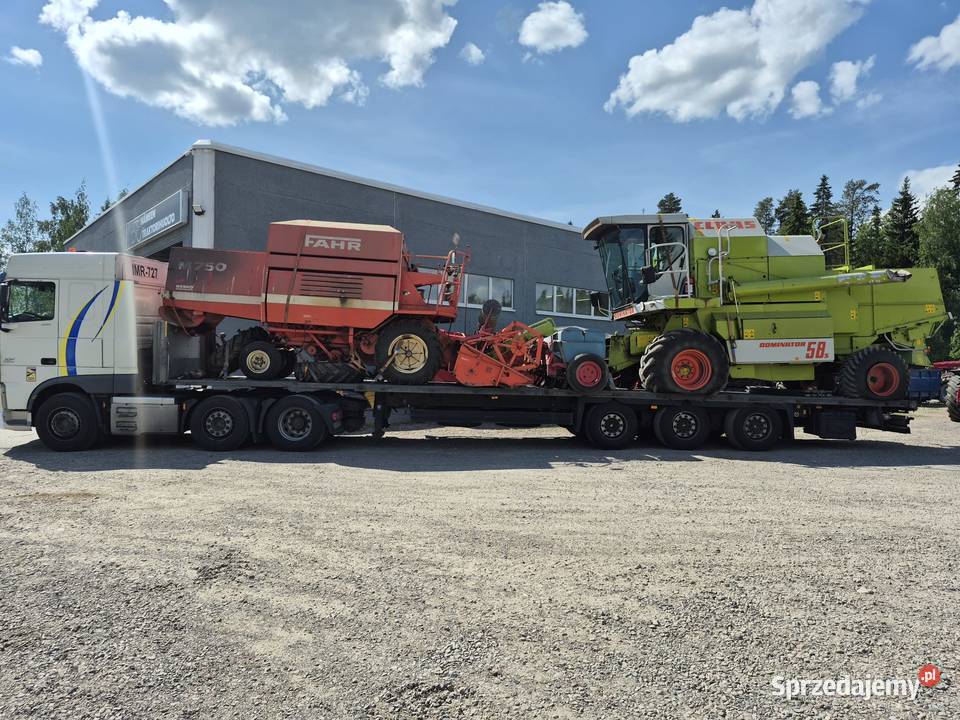 Kombajn zbożowy Fahr m750 z sieczkarnia Dragany sprzedam