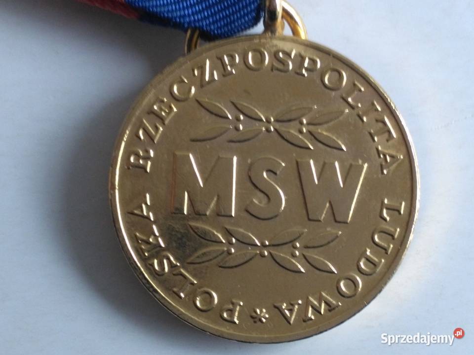 2 x Medal MSW XX i XXX lat SŁUŻBIE NARODU PRL Dąbrowa Górnicza