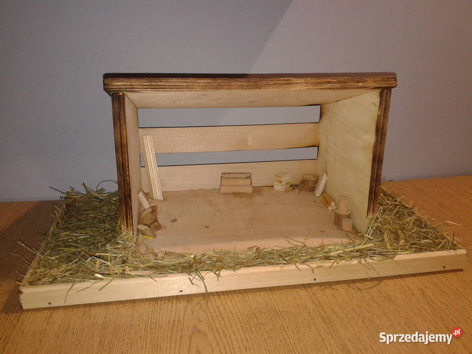 Szopka betlejemska z oświetleniem z figurkami Łódź