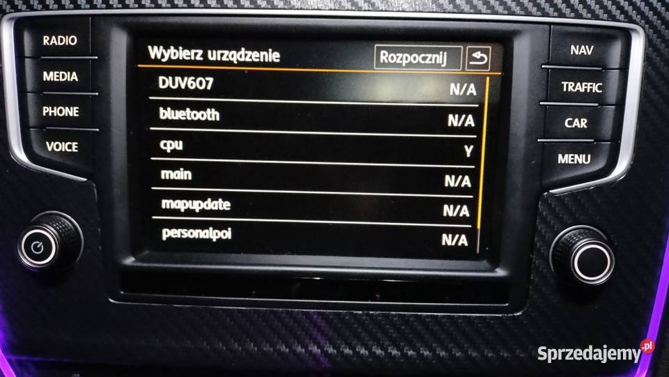 VW GOLF 7 PASSAT Car Play Android Auto App Łódź