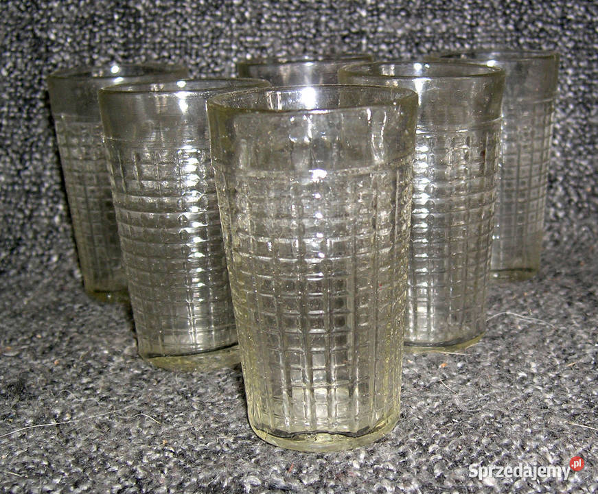 kieliszki do wódki vintage PRL