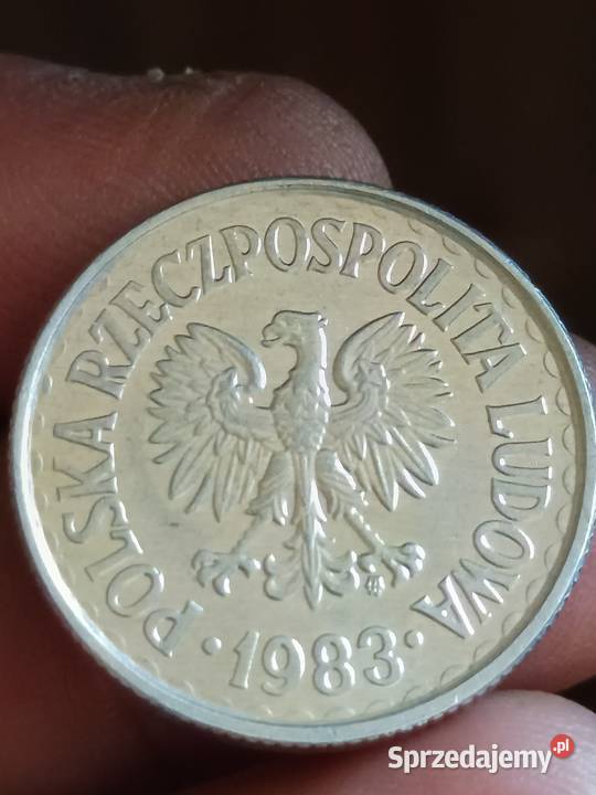 Sprzedam monete 1 zloty 1983 r lekka skrętka bbb