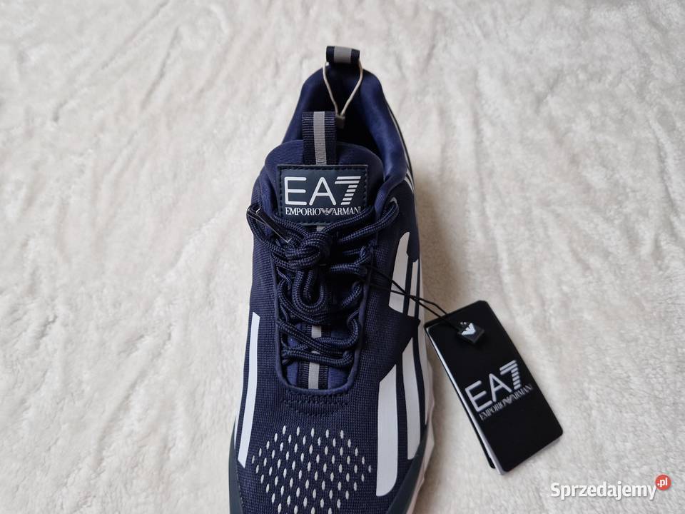 Nowe granatowe buty sportowe Sneakersy EA7 Sportowe