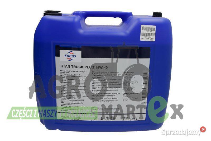 TITAN TRUCK PLUS OLEJ SILNIK 15W40 20L FUCHS Wichrów sprzedam