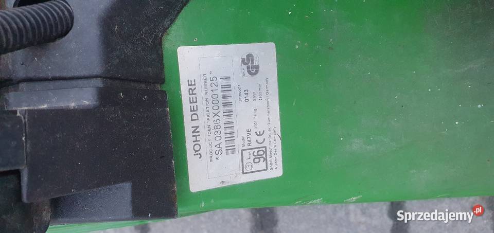Kosiarka John Deere Spalinowa Napęd Rozrusznik lubelskie Tomaszów Lubelski