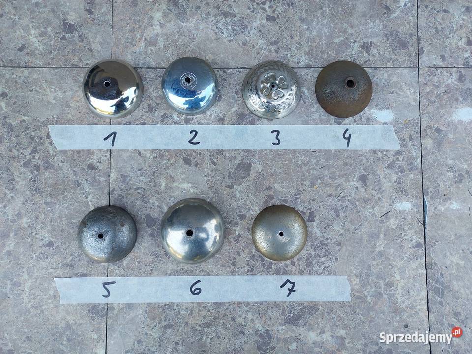 Gong dzwonek starego zegara kominkowego francuza Tczew