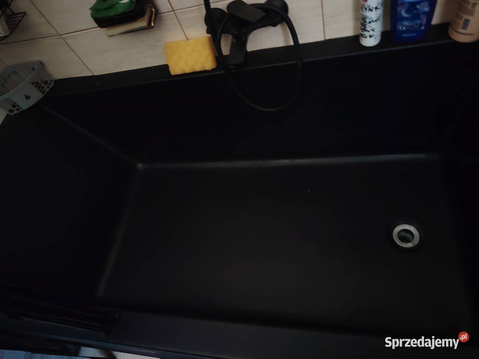 Wanna Sensea czarna 150x70 z obudową Gdańsk