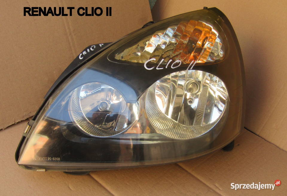 LAMPA PRZEDNIA LEWA RENAULT CLIO II TYC 206358 łódzkie