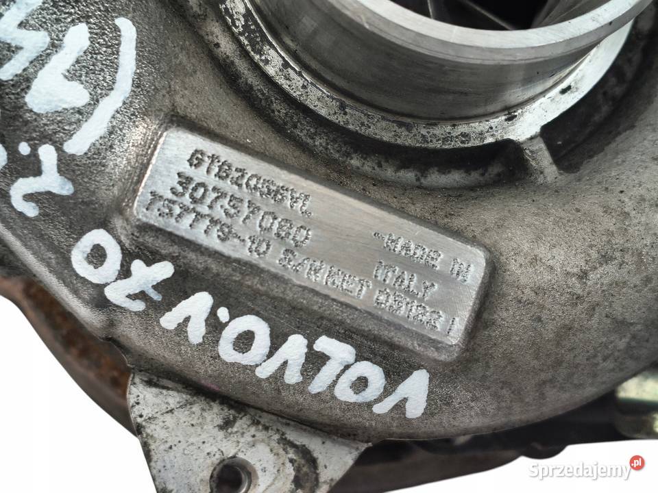 TURBOSPRĘŻARKA Volvo S60 S80 V70 24 D5 30757080 osobowe Turbosprężarki Chełm sprzedam