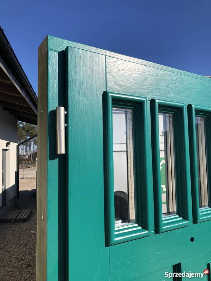 Drzwi zewnętrzne grubość 75 DĄB Grzybno sprzedam