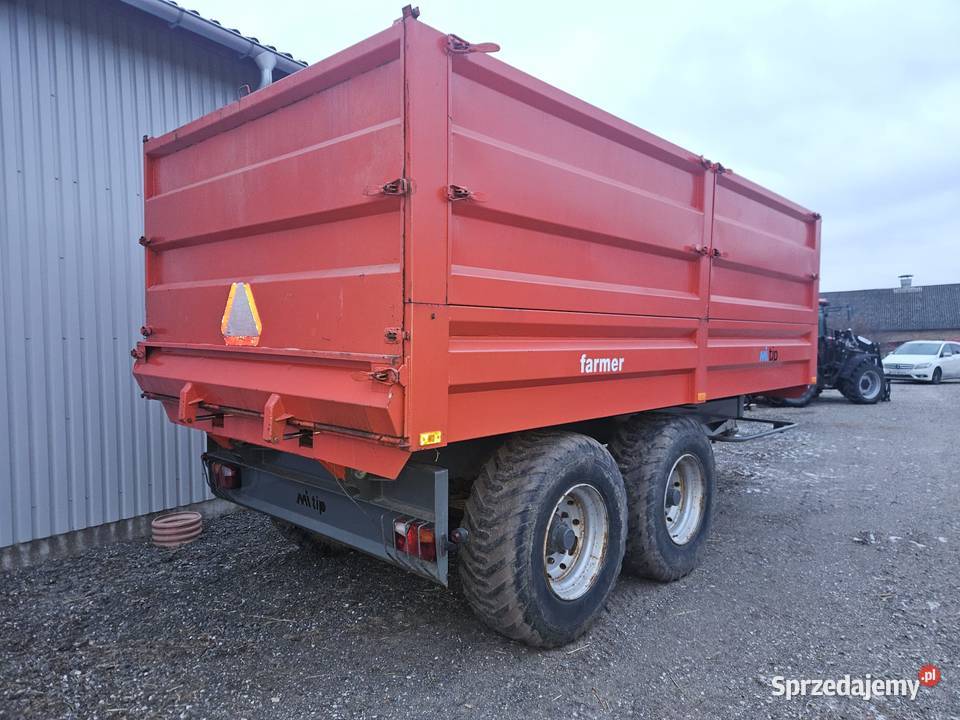 Przyczepa Wywrotka 14 TON Tandem na balonach nieuszkodzony Turów