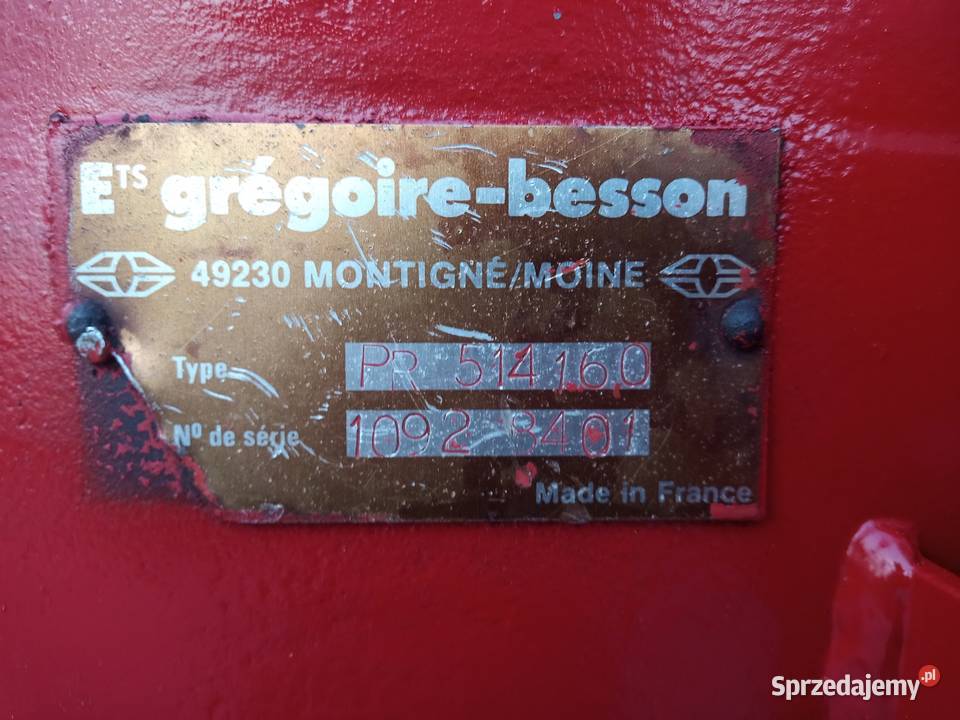 Korpus pługa Gregorie Bessona 4131 Kcynia