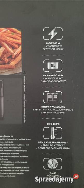 HOFEN EXPERT 1500 W frytownica beztłuszczowa 5 L