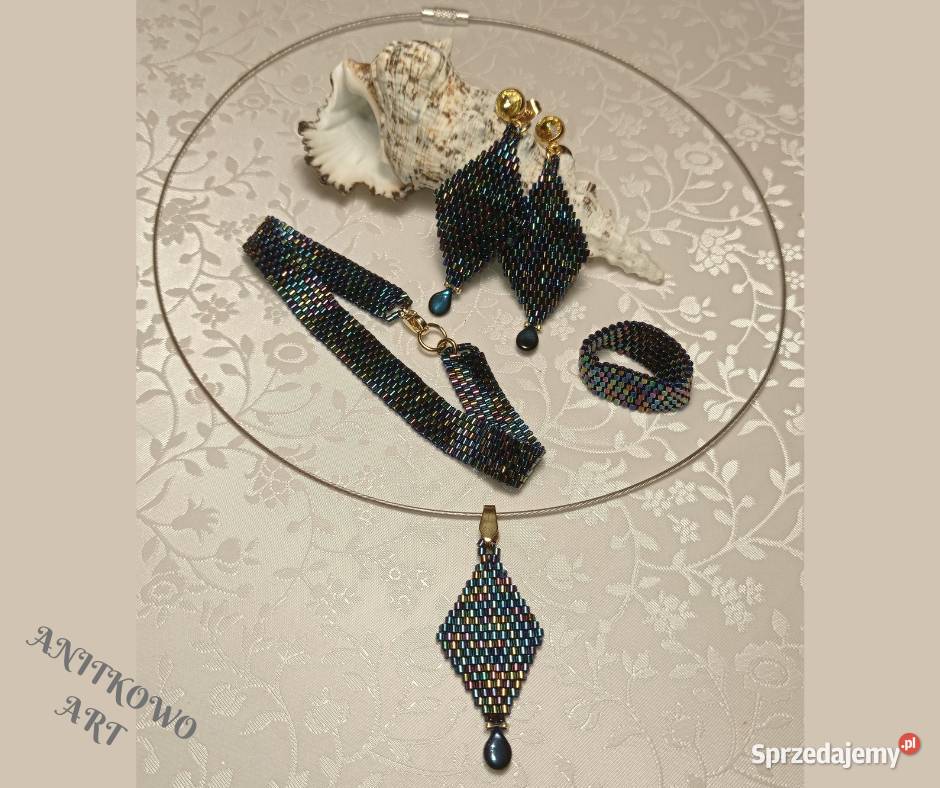 KOMPLET KORALIKOWY Warszawa sprzedam