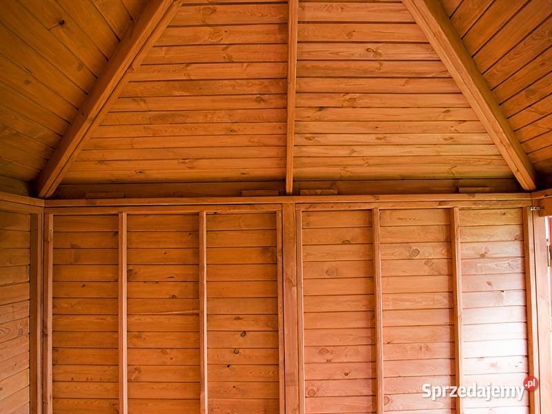 DOMEK ZEBRA OGRODOWY DACH CZTEROSPADOWY Parzymiechy