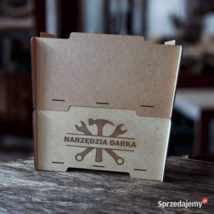 Modułowa Skrzynka Organizer z Grawerem brązowy Warszawa sprzedam