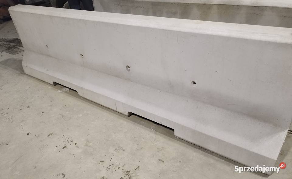 Bariery drogowe betonowe dwustronne 4m śląskie