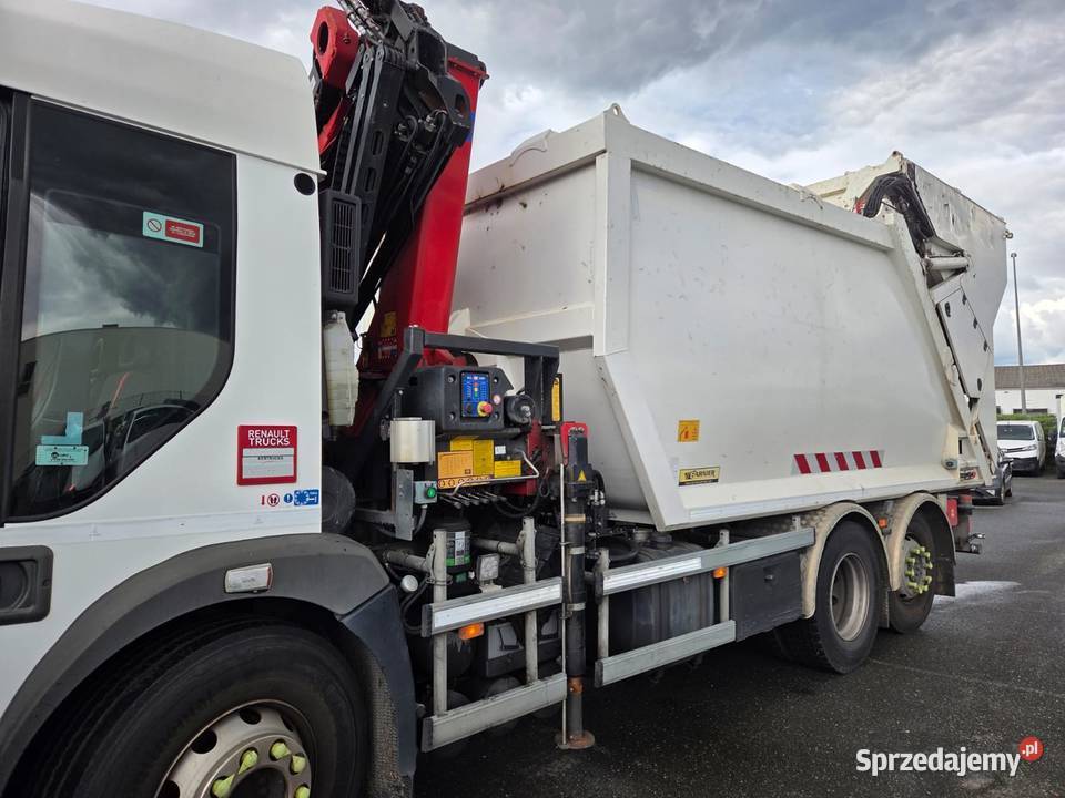 Śmieciarka do kontenerow na szkło