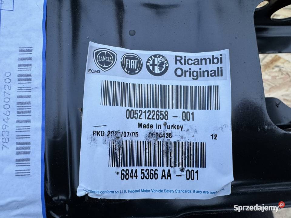 Wzmocnienie pas górny przód Fiat doblo II 2 15 osobowe Międzychód