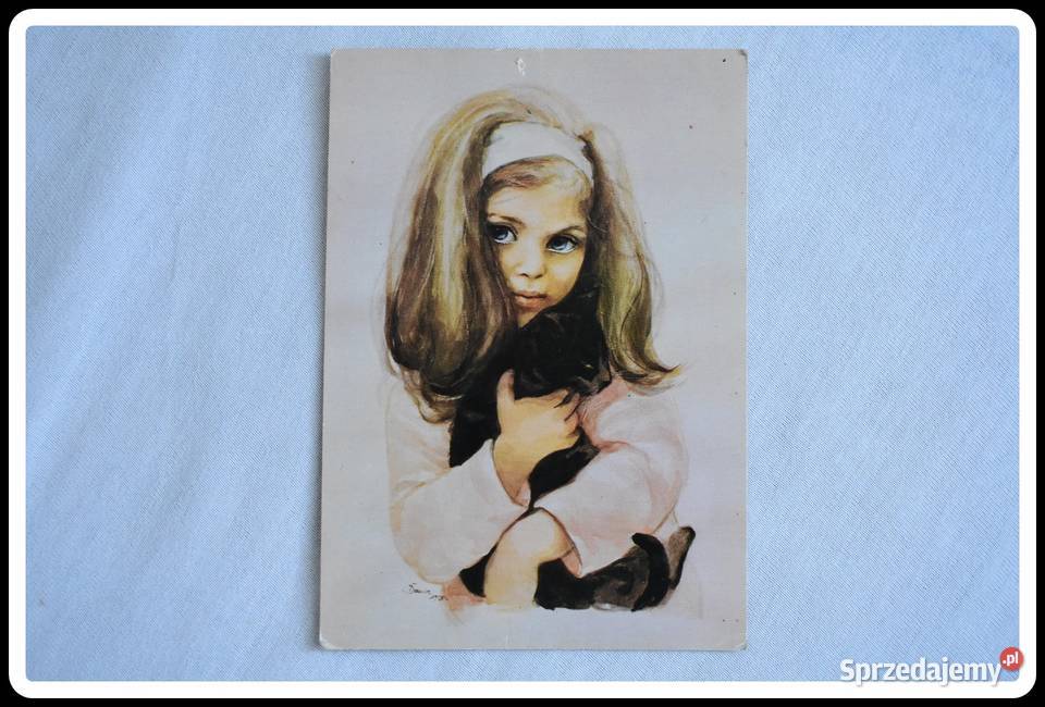 Pocztówki PRL postacie dzieci D Muszyńska Płock