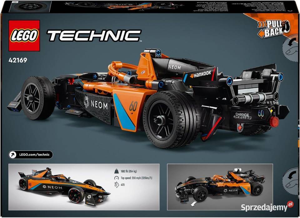 LEGO Technic Bolid Neom McLaren Formuła E team