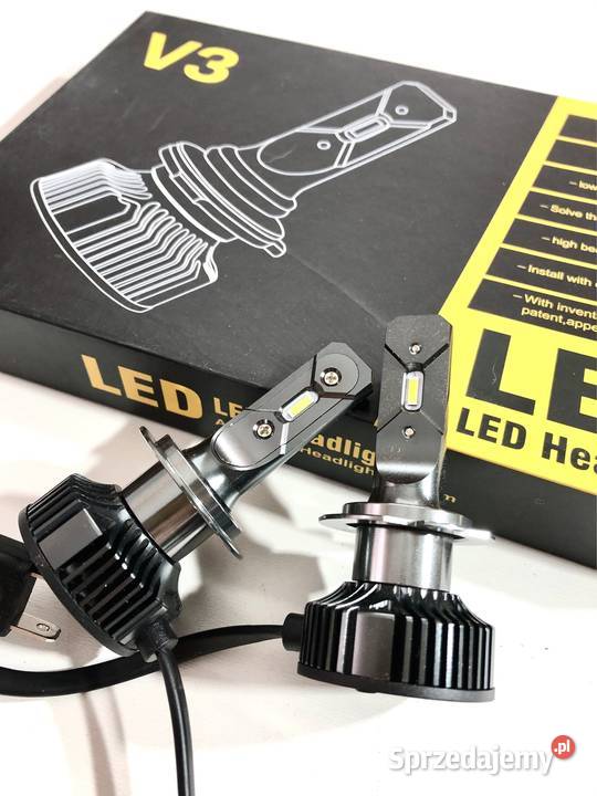 H7 Led żarówki 2 x 60W CANBUS aluminium 1224V 2 Oświetlenie