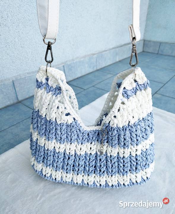 Torebka letnia crochet ręcznie robiona z Piotrków Trybunalski sprzedam