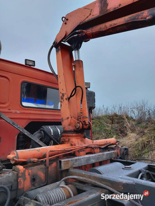 Volvo FL12 z hds z żurawiem podnośnik Rejowiec Fabryczny