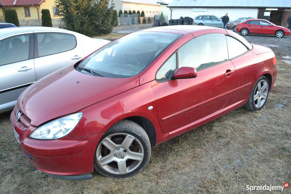 efektowny peugeot 307 kabriolet anglik ogranicznik prędkości Wrocław