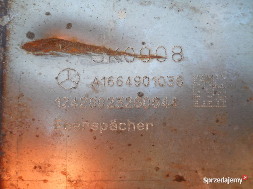 MERCEDES ML 166 KATALIZATOR dolnośląskie Siechnice sprzedam